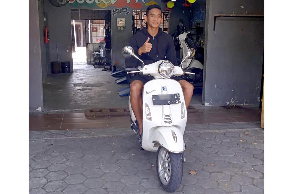 Captain Timnas U 23 Rizky Ridho Ternyata Scooterist Vespa