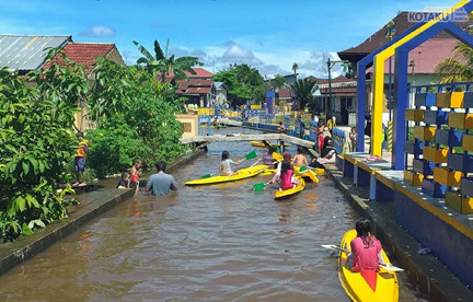Melalui Program Kotaku, Wajah Kampung Tua Pontianak Dipercantik