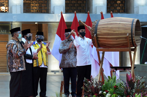 Jokowi Resmikan Renovasi Masjid Istiqlal
