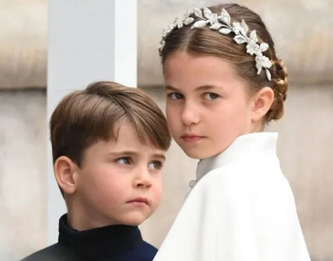 Paling Curi Perhatian, Ini Tampilan Cute nan Elegan Putra-Putri Wales saat Penobatan Raja Charles III