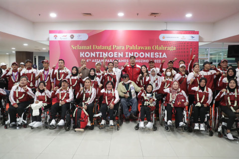 Menpora Sambut Kepulangan Kontingen Indonesia dari Asian Para Games Hangzhou