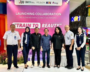 Uniknya Kolaborasi 'Train to Beauty' J99 Corp. dan PT Kereta Api Indonesia
