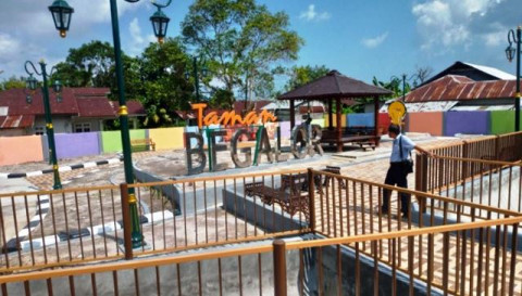 Kawasan Kumuh di Kampong Amau Belitung Dipercantik