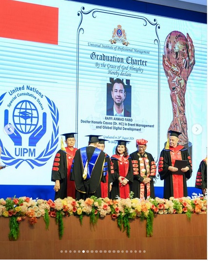 Deretan Artis Bergelar Doktor Honoris Causa, Terbaru Ada Raffi Ahmad