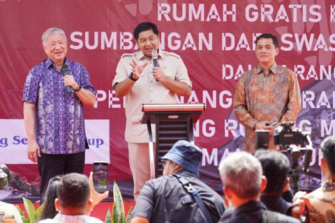 Menteri Ara Resmikan Pembangunan Rumah Gratis di Tangerang