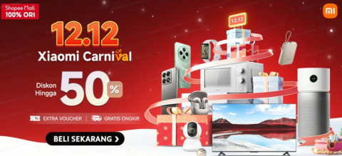 Xiaomi Carnival 12.12 Ramaikan Momen Belanja Online