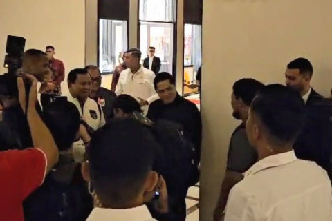 Presiden Prabowo Salami Skuat Garuda dan Nonton Langsung di SUGBK
