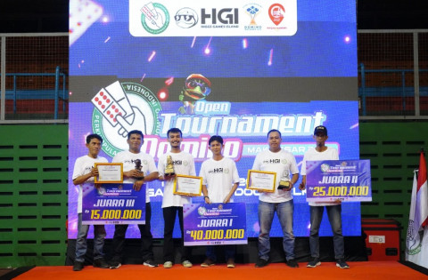 Makassar Open Tournament Domino 2025: Kerja Sama Tim dan Ketekunan Lahirkan Pemenang