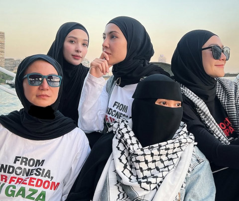 Perjuangan Artis Indonesia di Global March to Gaza: Kami Ingin Anak Kami Belajar Melawan Ketidakadilan