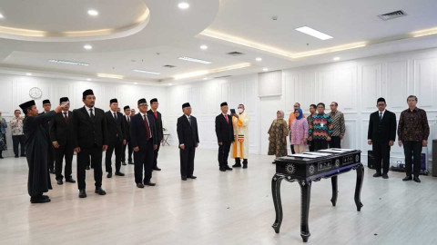 Kemenkumham Resmi Lantik Komisioner LMKN Baru, Ada Marcell Siahaan dan Makki Ungu