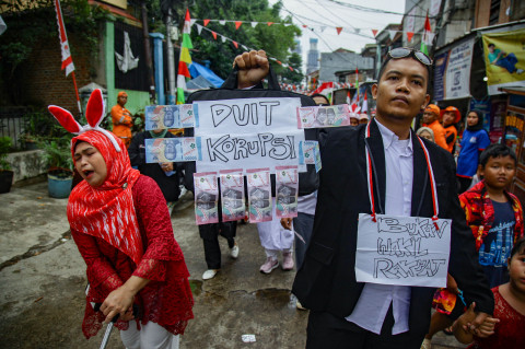 ​Potret Keseruan Karnaval Agustusan di Petamburan