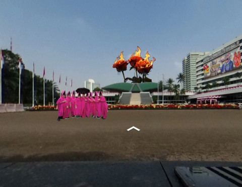 Seniman Indonesia Penuhi Gedung DPR dengan Pamflet Kritik di Pameran Virtual