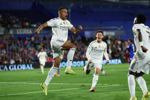 ​Kalahkan Getafe 1-0, Real Madrid Duduki Puncak Liga Spanyol