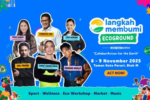 Blibli Tiket Action Gelar Langkah Membumi Ecoground 2025 dengan Konsep Baru