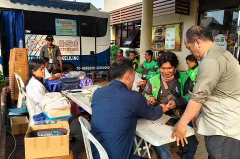 Asik, Ojol Dapat Perpanjangan SIM Gratis