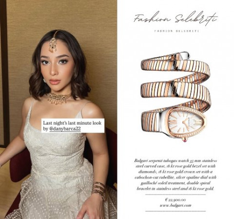 Fantastis! Ini Harga Jam Mewah Nikita Willy Tampil di Pesta Malam Diwali