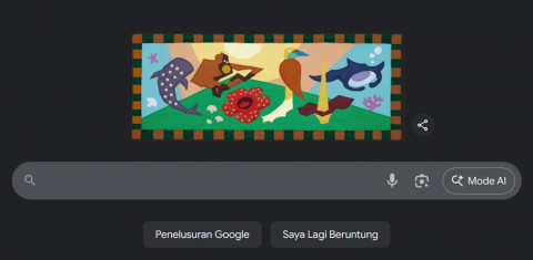Google Doodle Rayakan Hari Cinta Puspa dan Satwa Nasional 2025