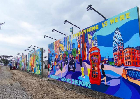 Kompetisi Mural Warnai Kawasan Gading Serpong