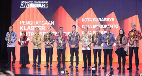Puncak IGA 2025, Kemendagri Anugerahkan 43 Daerah Terinovatif