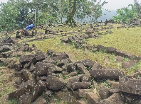 Rekonstruksi Situs Cagar Budaya Gunug Padang Kompleks, Bagini Tahapannya