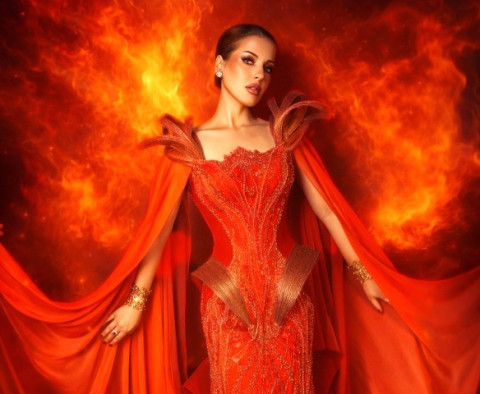 Tasya Farasya Tampil 'Menyala' di Premiere Avatar: Fire & Ash