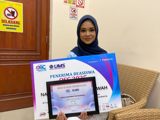 Awardee OSC Awards 2025 Naila Hashinatun Huzwah. Medcom.id/Bramcov Stivens Situmeang