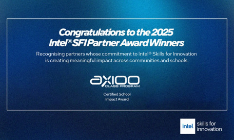 Axioo Class Program Raih Certified School Impact Award di Ajang Intel SFI Partner Awards 2025