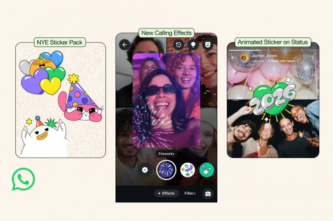 WhatsApp Hadirkan Fitur Perayaan Spesial untuk Sambut Tahun Baru 2026
