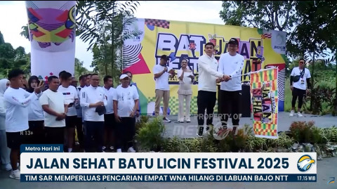 Puluhan Ribu Warga Ramaikan Jalan Sehat Batulicin Festival 2025