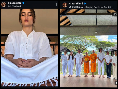 Cinta Laura Habiskan Libur Tahun Baru dengan Meditasi di Thailand, Ini Alasannya