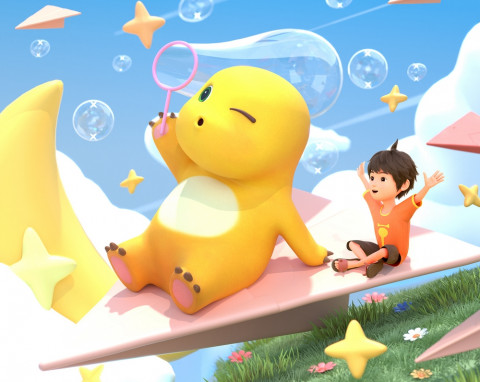 Nailoong Karakter Animasi Tiongkok Hadir di Indonesia, Sapa Penggemar Pakai Batik