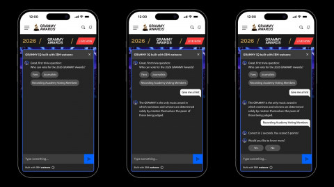 Pengalaman Digital watsonx Baru di Grammy Awards