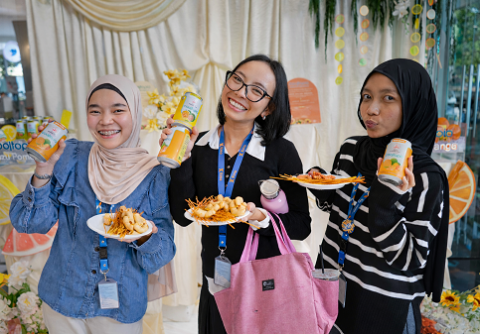 Yuzu Pomelo dan Melon Orange, Minuman Segar untuk Anak Muda Super Aktif