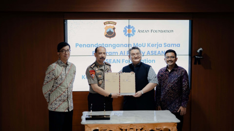 ASEAN Foundation dan Polda Jateng Perluas Literasi AI di Enam Karesidenan