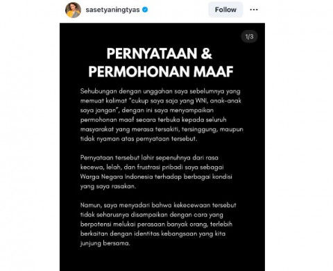 Setelah Viral 'Cukup Aku Aja yang WNI', Tyas Eks Awardee LPDP Ini Akhirnya Minta Maaf