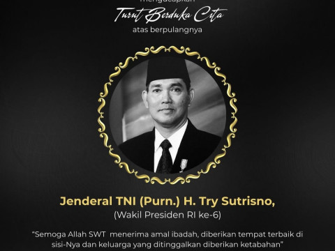 Wapres ke-6 RI Try Sutrisno Meninggal, Raffi Ahmad Sampaikan Belasungkawa