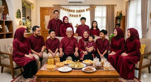 Tren Baju Lebaran Keluarga: Nggak Harus Baru, yang Penting Matching!