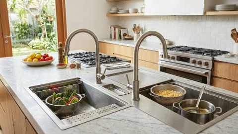 5 Desain Wastafel Dapur Kekinian, Praktis dan Elegan