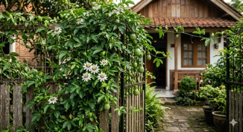 Halaman Sempit? 5 Tanaman Ini Bisa Rambat dan Berbuah Lebat!