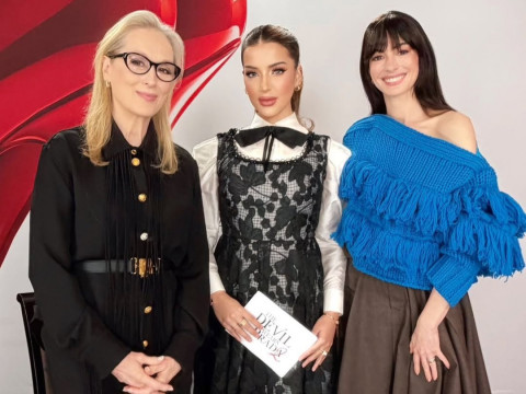 Tasya Farasya Wawancarai Meryl Streep dan Anne Hathaway di Premier The Devil Wears Prada 2