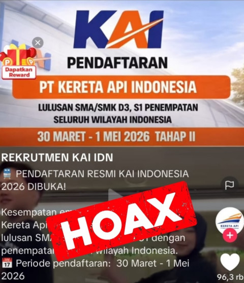 Viral Penipuan Rekrutmen KAI di TikTok, Jangan Sampai Kamu Jadi Korban!