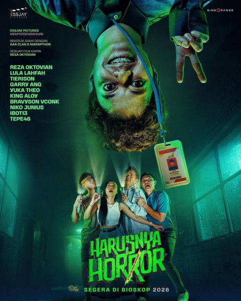 Sinopsis dan Daftar Pemain Film Harusnya Horror, Debut Penyutradaraan Reza Arap