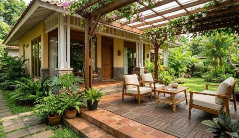 Teras Rumah Panas Banget? Coba 5 Cara Ini Biar Adem