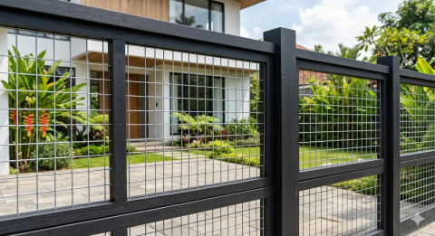 Ingin Eksterior Rumah Tampil Beda? Intip 5 Gaya Pagar Kombinasi Kayu dan Kawat