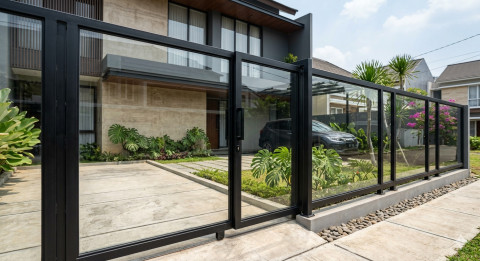 5 Model Pagar Rumah Transparan yang Elegan dan Fungsional