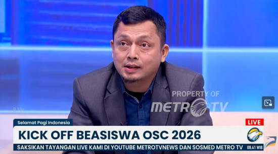 Pemimpin Redaksi Medcom.id Achmad Firdaus. Foto: Metro TV