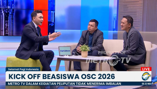 Kick Off Beasiswa OSC 2026. Foto: Metro TV  