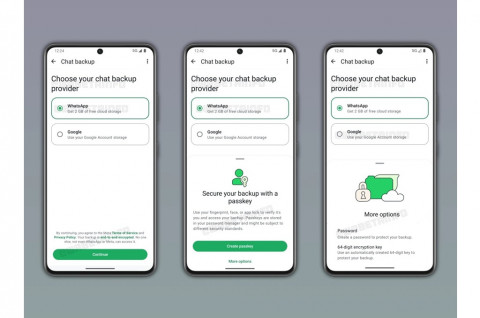 WhatsApp Uji Fitur Penyimpanan Cloud Terenkripsi Sendiri