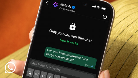 Meta AI di WhatsApp Mulai Bisa Incognito