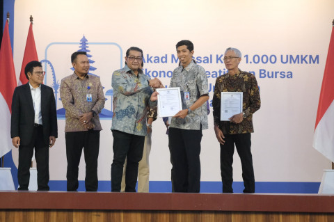 Salurkan KUR 1.000 UMKM Ekraf, Pemerintah Optimalisasi HKI Jadi Agunan